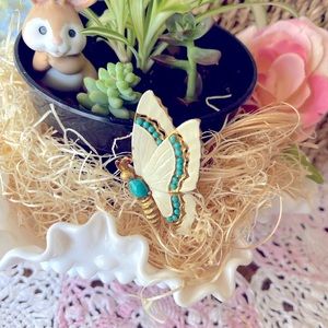 Vintage butterfly brooch